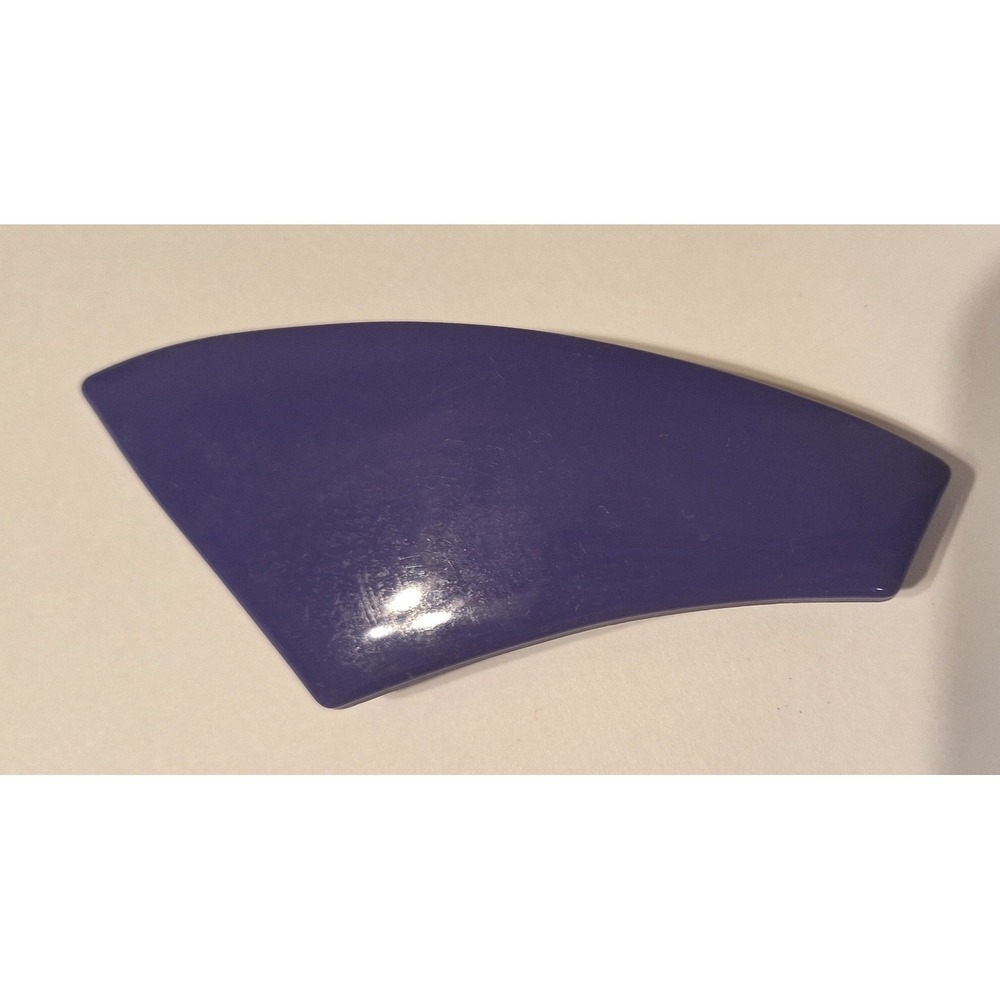 Vtg Made in France Purple Geometric Wing Hair Barrette Clip 80s 90s Accessory